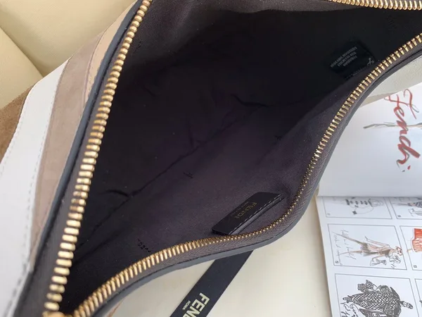 Fendi Fendigraphy Small Hobo Bag In Inlaying Leather product view 8