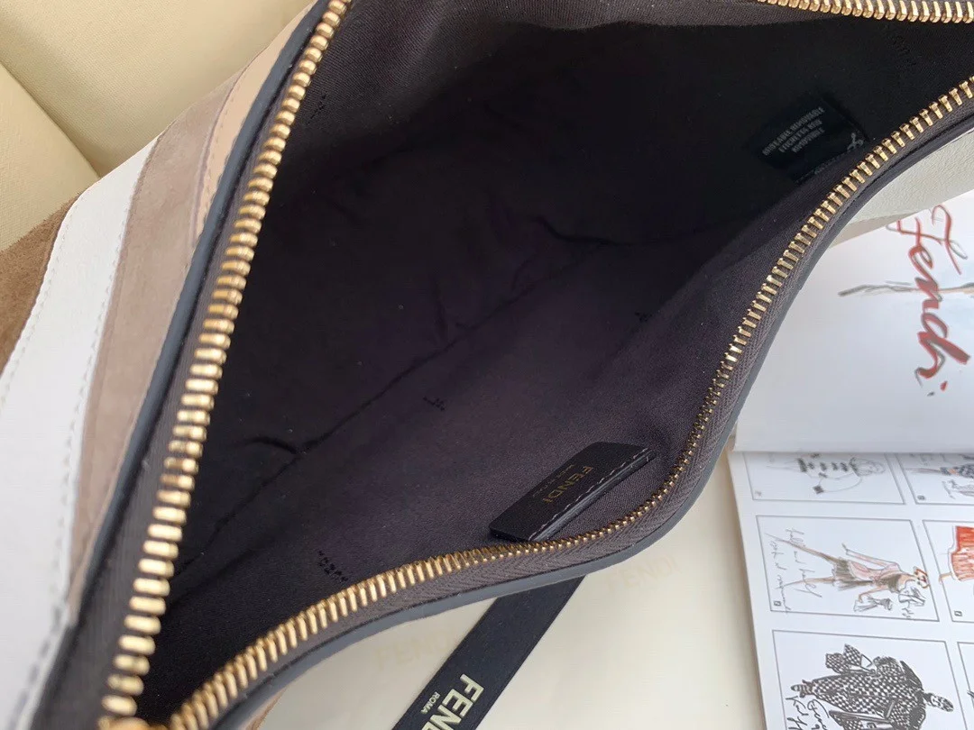 Fendi Fendigraphy Small Hobo Bag In Inlaying Leather product view 8