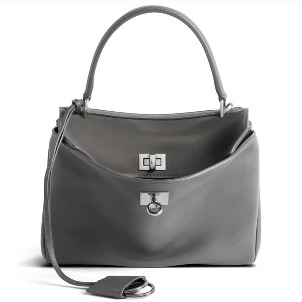 Balenciaga Rodeo Mini Bag in Grey Calfskin product photo