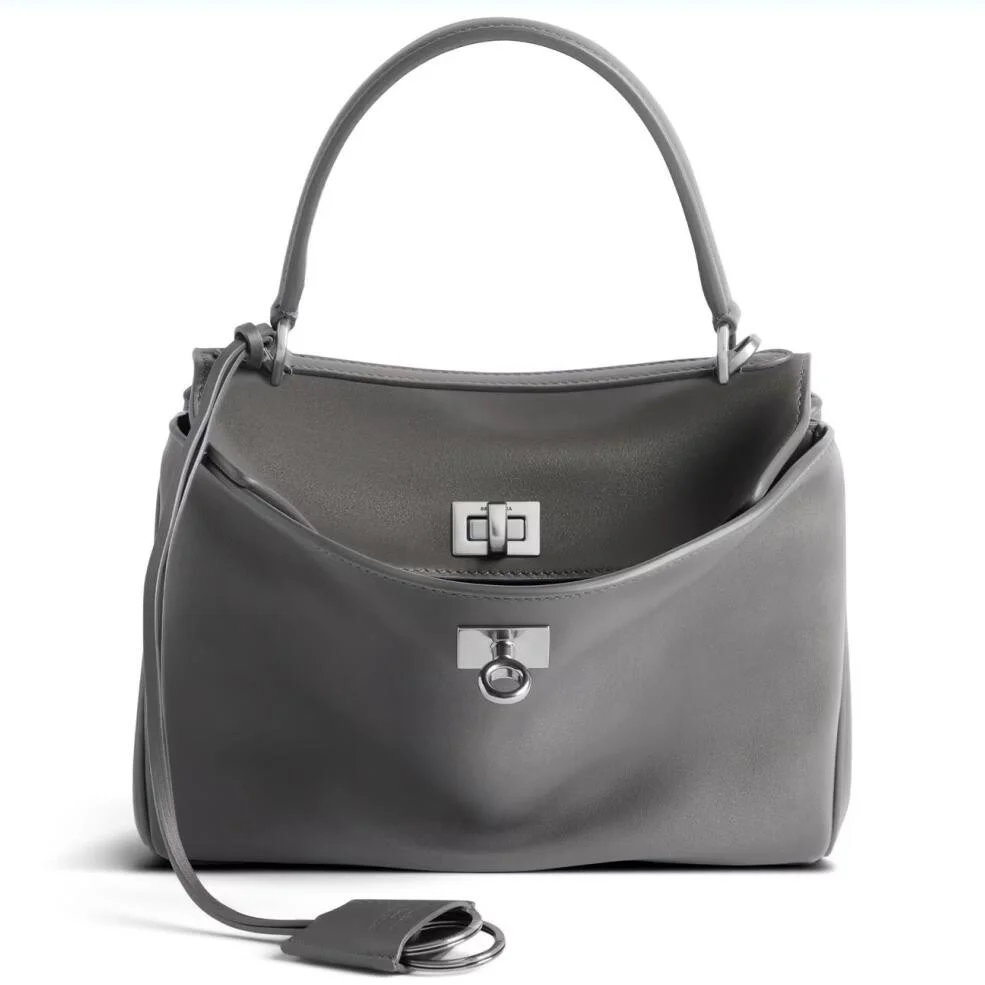 Balenciaga Rodeo Mini Bag in Grey Calfskin product view 1