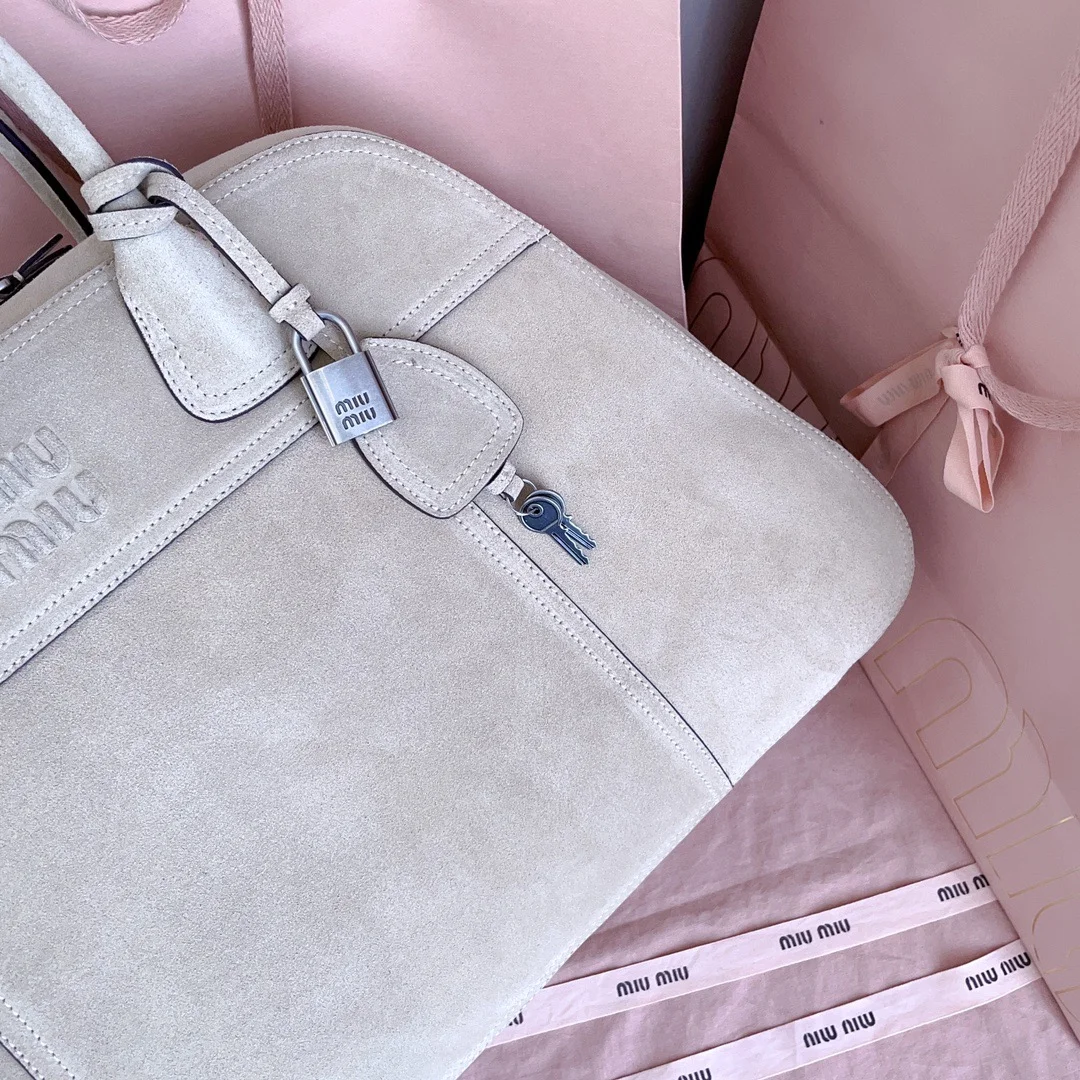 Miu Miu Vivant Bag — Light Grey product view 6