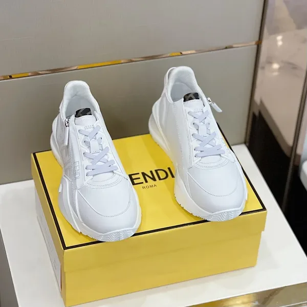 Fendi Flow Low-Top Sneakers White 2022 product view 2