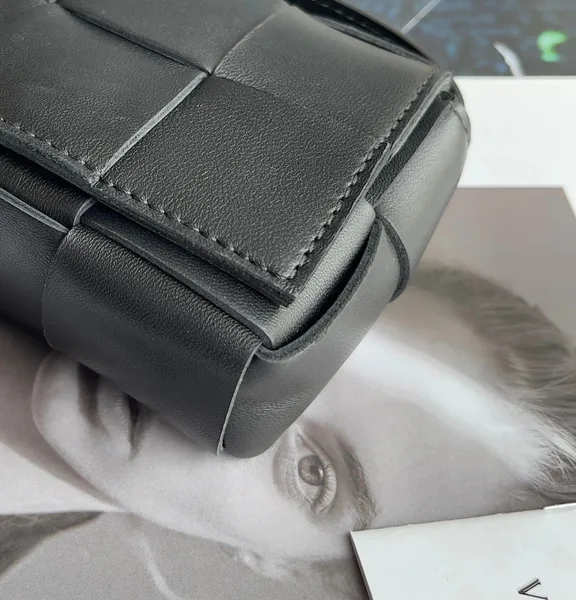 Bottega Veneta Candy Cassette Bag In Black Lambskin product view 4