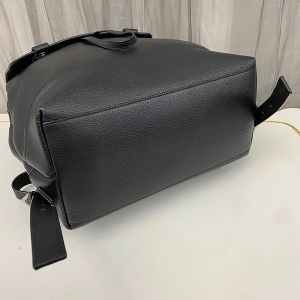 Saint Laurent Sac De Jour Backpack In Black Grained Leather product view 2