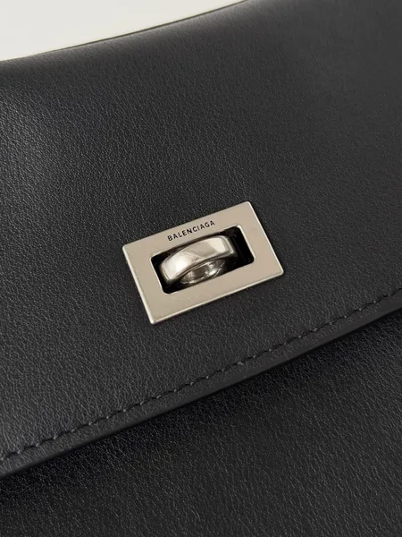 Balenciaga Rodeo Medium Bag in Noir Calfskin product view 10