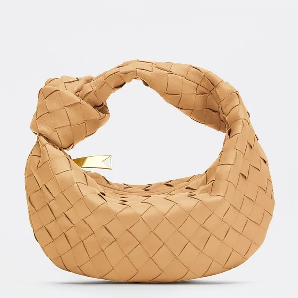 Bottega Veneta BV Jodie Mini Bag In Almond Intrecciato Lambskin product photo