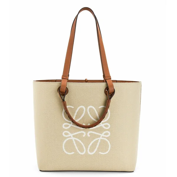 Loewe Anagram Medium Tote Bag In Jacquard and Calfskin product photo