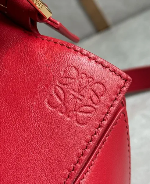 Loewe Featherlight Puzzle Small Bag in Red Nappa Lambskin product view 6