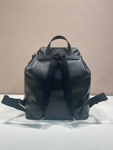 Prada Leather Backpack — Black product view 4