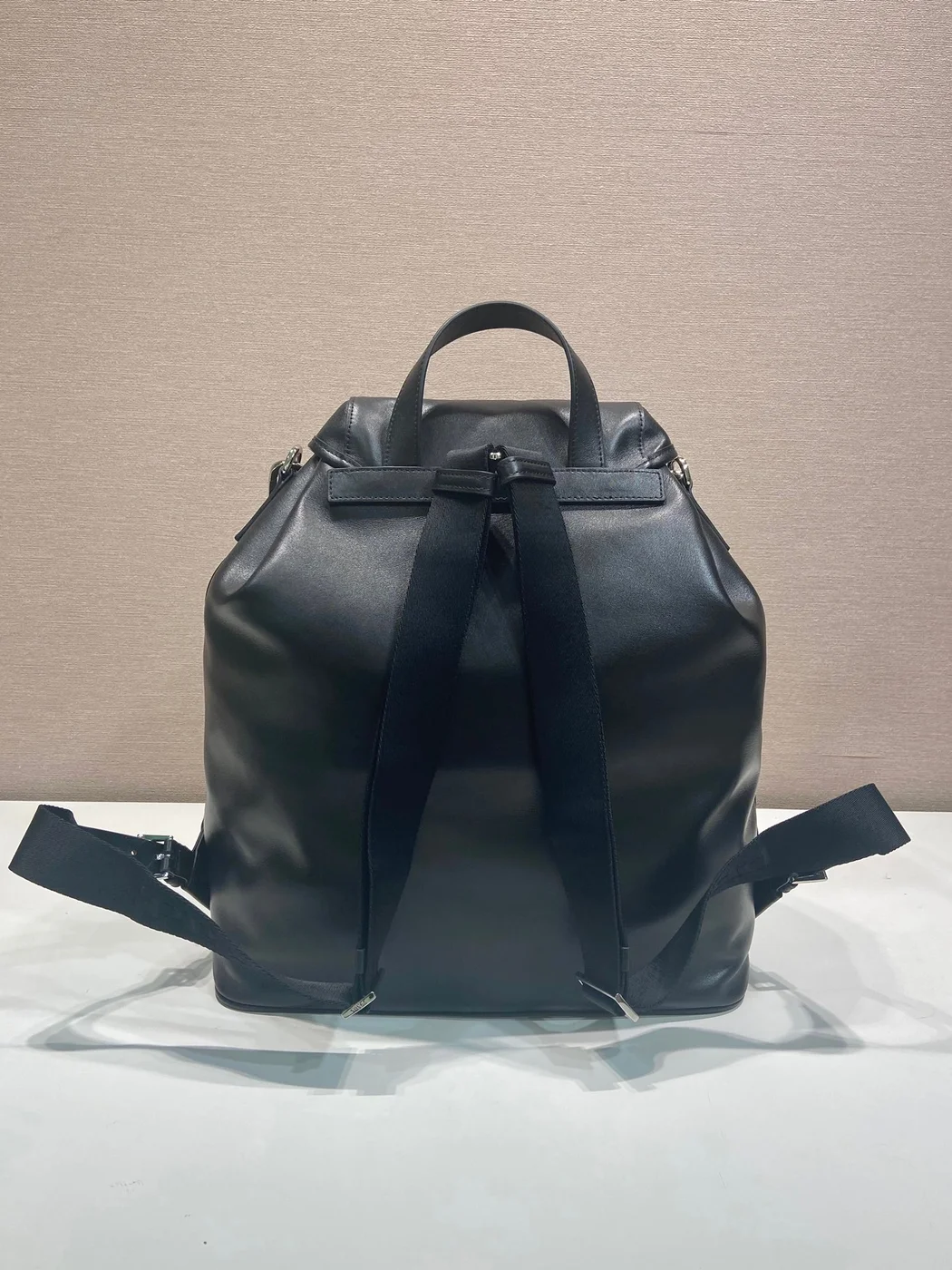 Prada Leather Backpack — Black product view 4