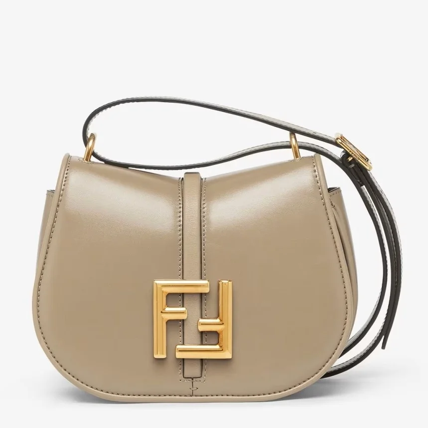 Fendi C’mon Small Bag in Grey Calfskin product view 1