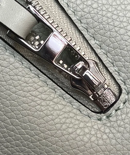Loewe Compact Hammock Bag in Light Celadon Grained Calfskin product view 9