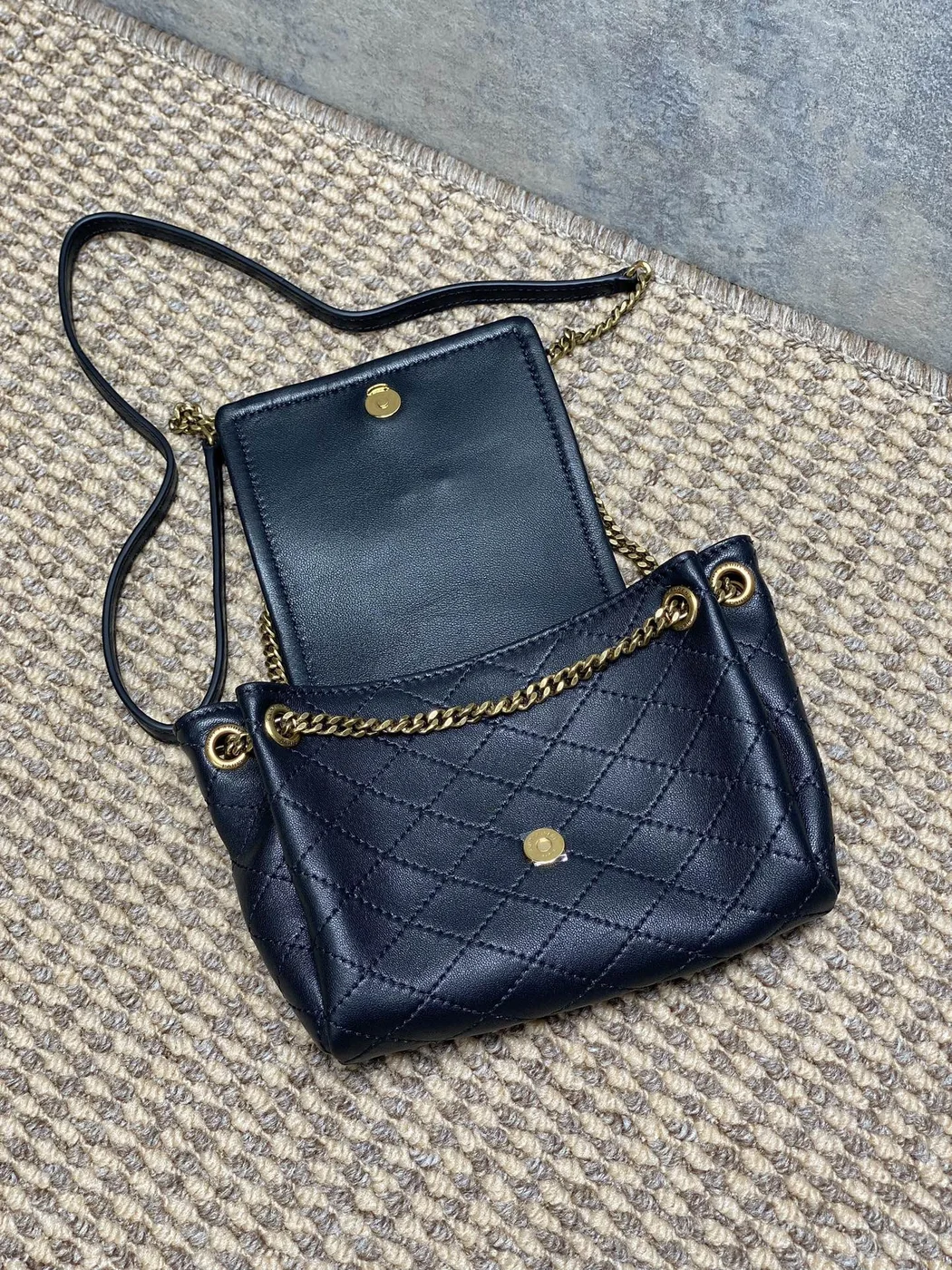 Saint Laurent Mini Nolita Bag — Black product view 5