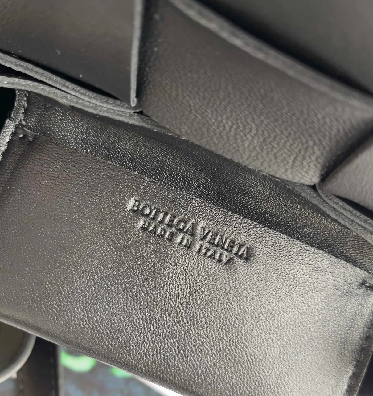 Bottega Veneta Candy Cassette Bag In Black Lambskin product view 10