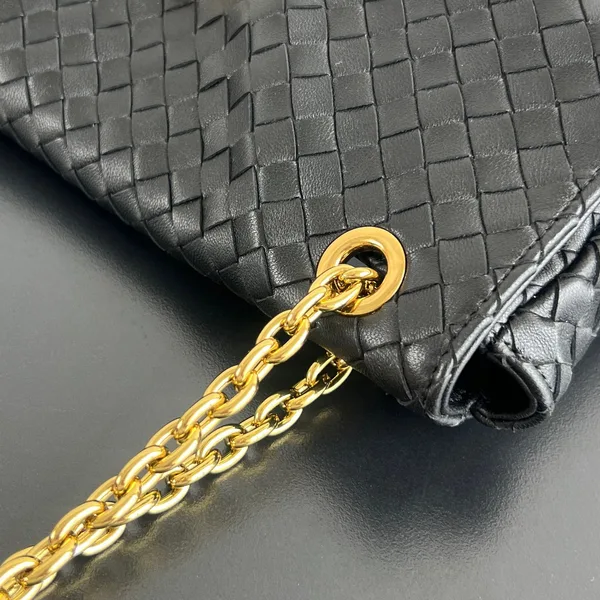 Bottega Veneta Madison Bag — Black product view 7
