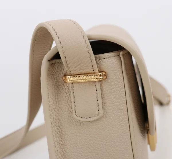 Medium Dior Médaillon Flap Bag — Beige product view 4