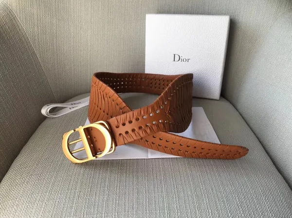 Dior 30 Montaigne 40MM Belt In Camel Calfskin product view 2