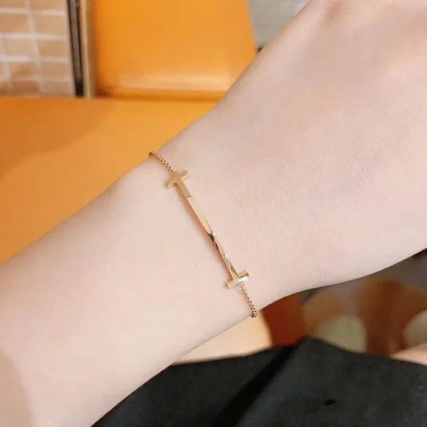 Tiffany & Co. Smooth T Wire Bracelet Silver-Tone product view 2