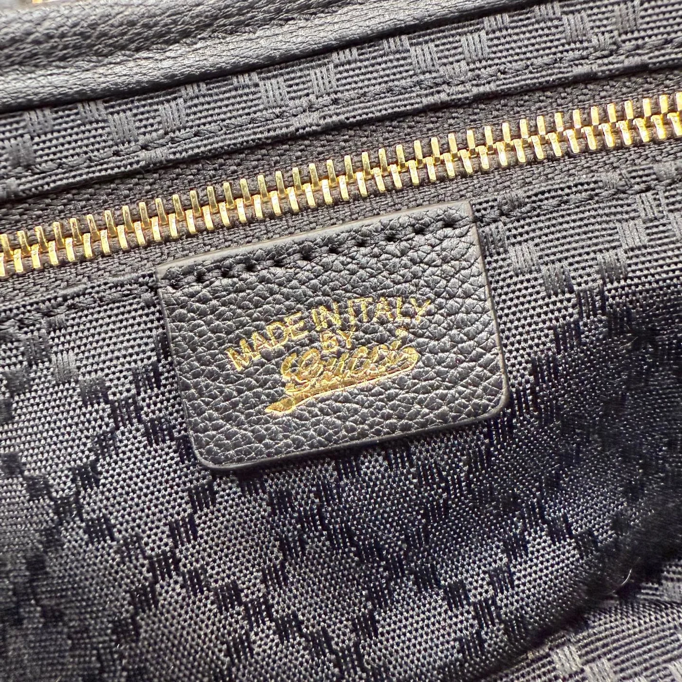 Gucci Jackie Small Shoulder Bag — Black with Gold-Tone Hardware product view 9