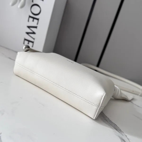 Loewe Mini Scarf Bag — White product view 3