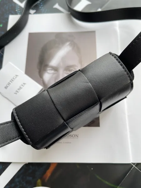 Bottega Veneta Candy Cassette Bag In Black Lambskin product view 3
