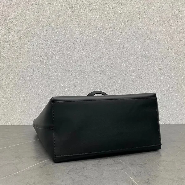 Loewe Anagram Small Tote In Black Classic Calfskin product view 9
