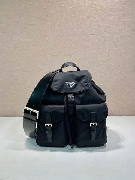 Prada Re-Nylon Backpack — Black product photo