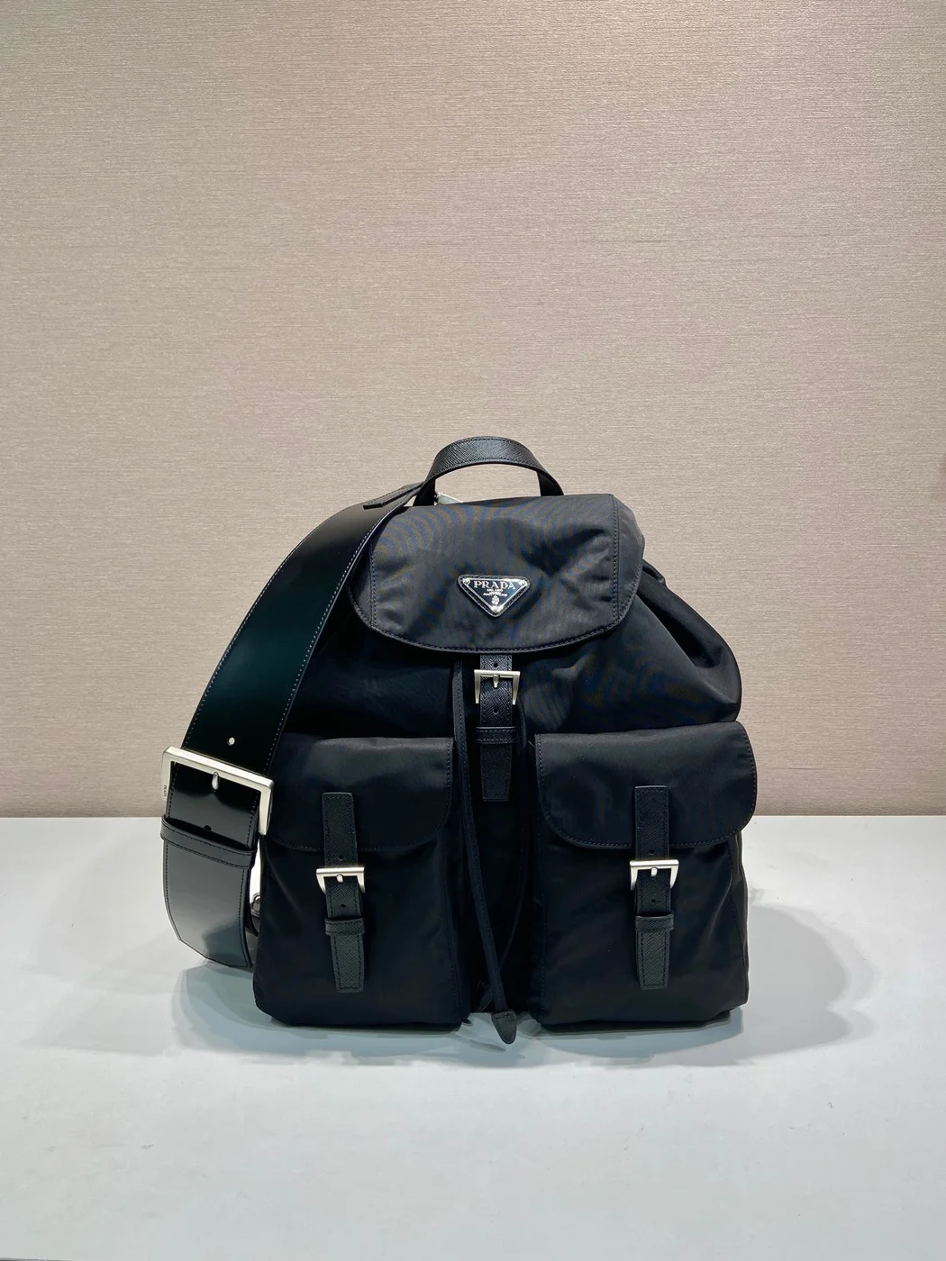 Prada Re-Nylon Backpack — Black product view 1