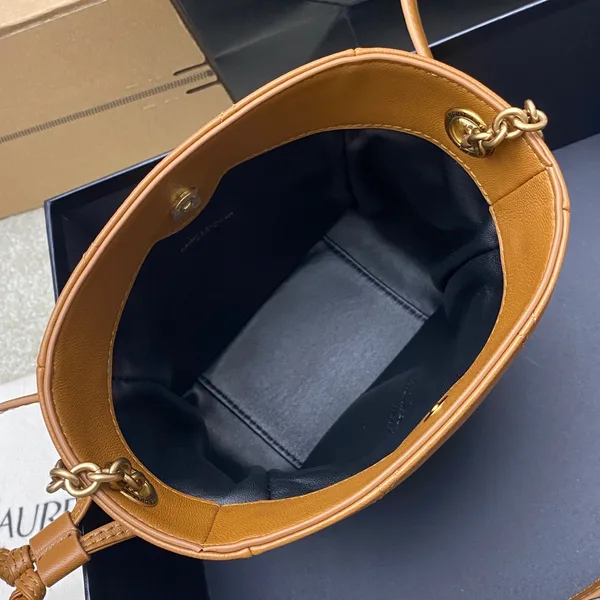 Saint Laurent Jamie Mini Shoulder Pouch — Tan product view 8