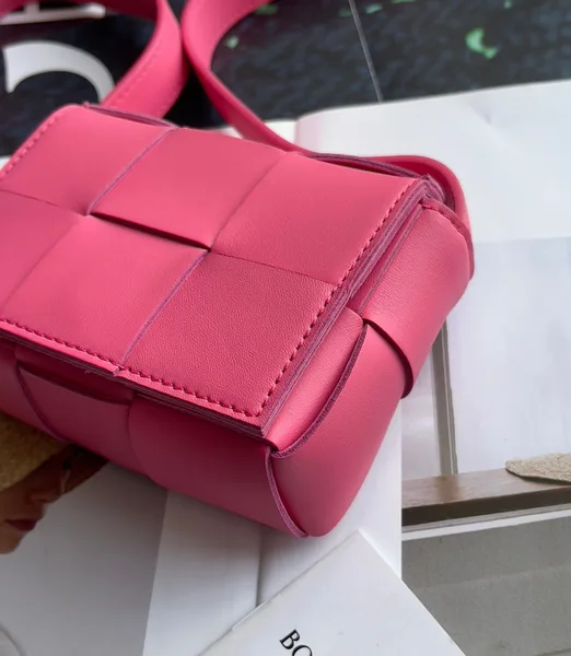Bottega Veneta Candy Cassette Bag In Cranberry Lambskin product view 5