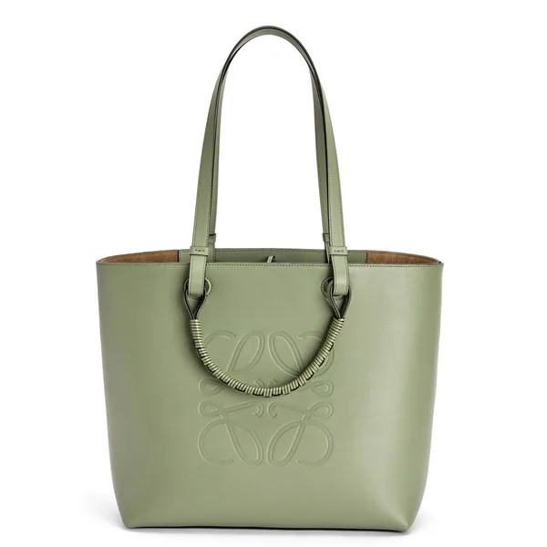 Loewe Anagram Medium Tote Bag In Rosemary Calfskin product photo