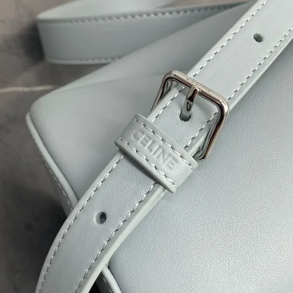 Celine Bonnie Backpack in Light Blue Calfskin product view 9