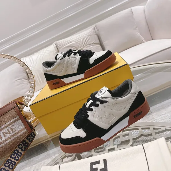Fendi Match 2024 Sneakers White Black Style product view 5