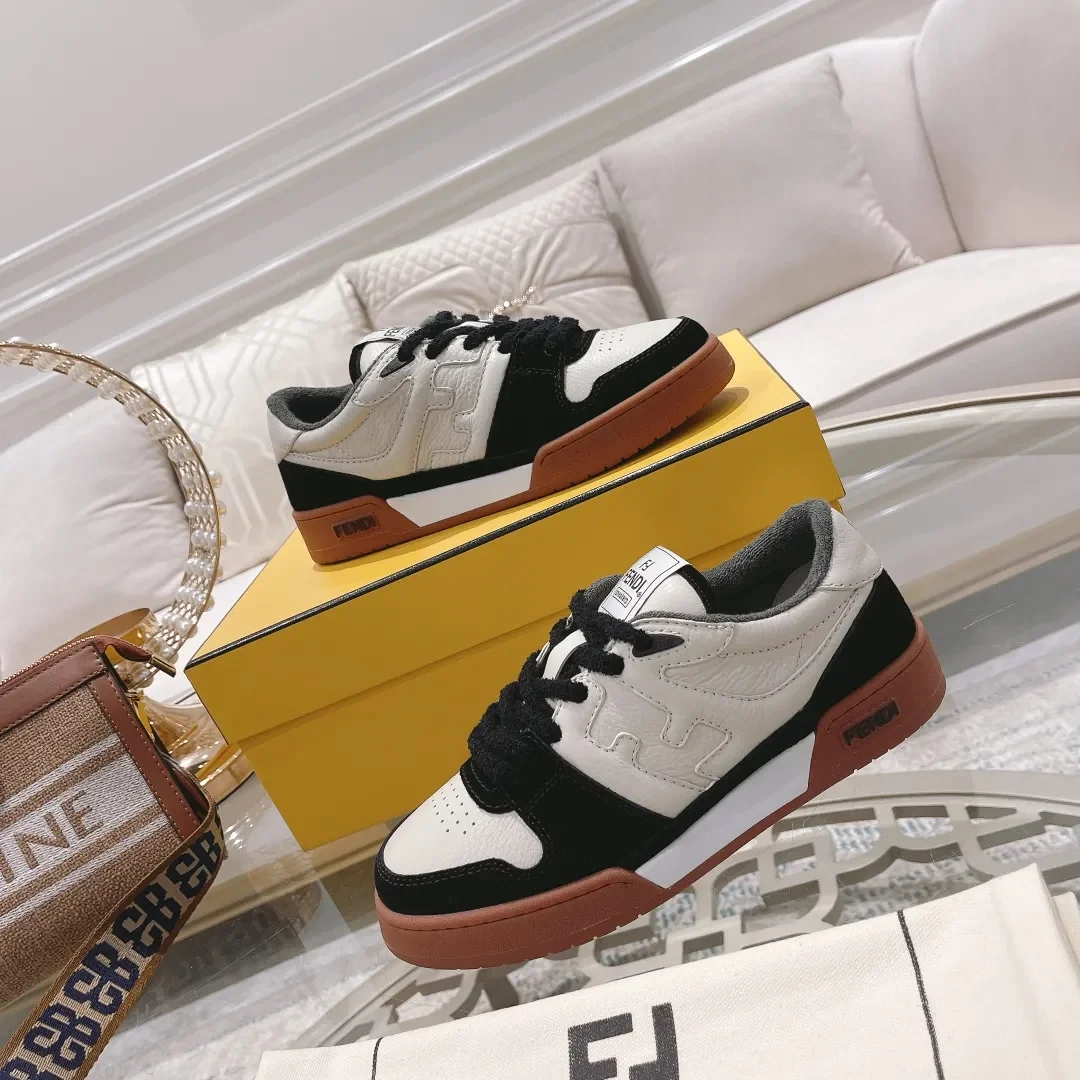 Fendi Match 2024 Sneakers White Black Style product view 5