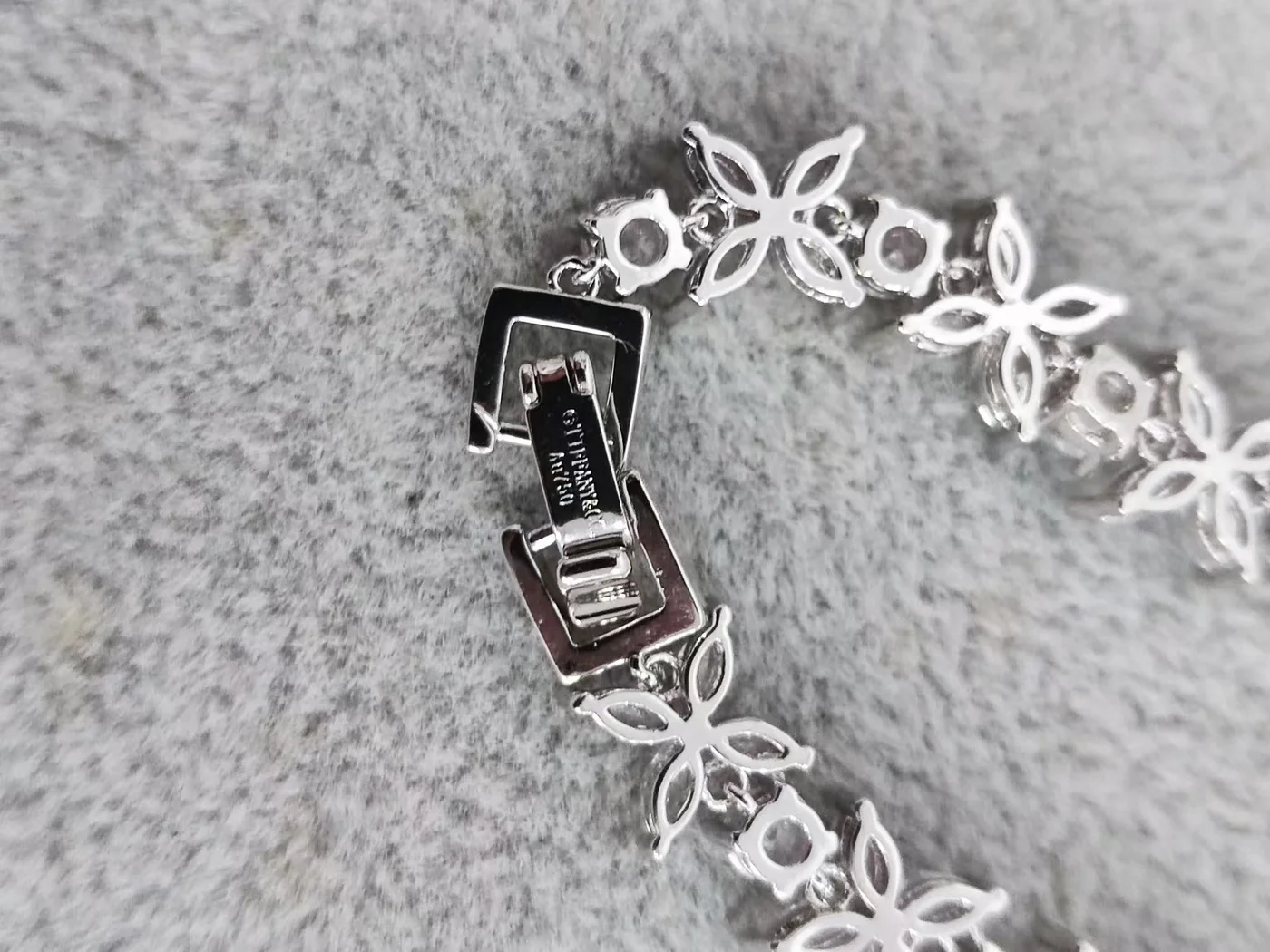Tiffany & Co. Cluster Tennis Bracelet Silver-Tone product view 4
