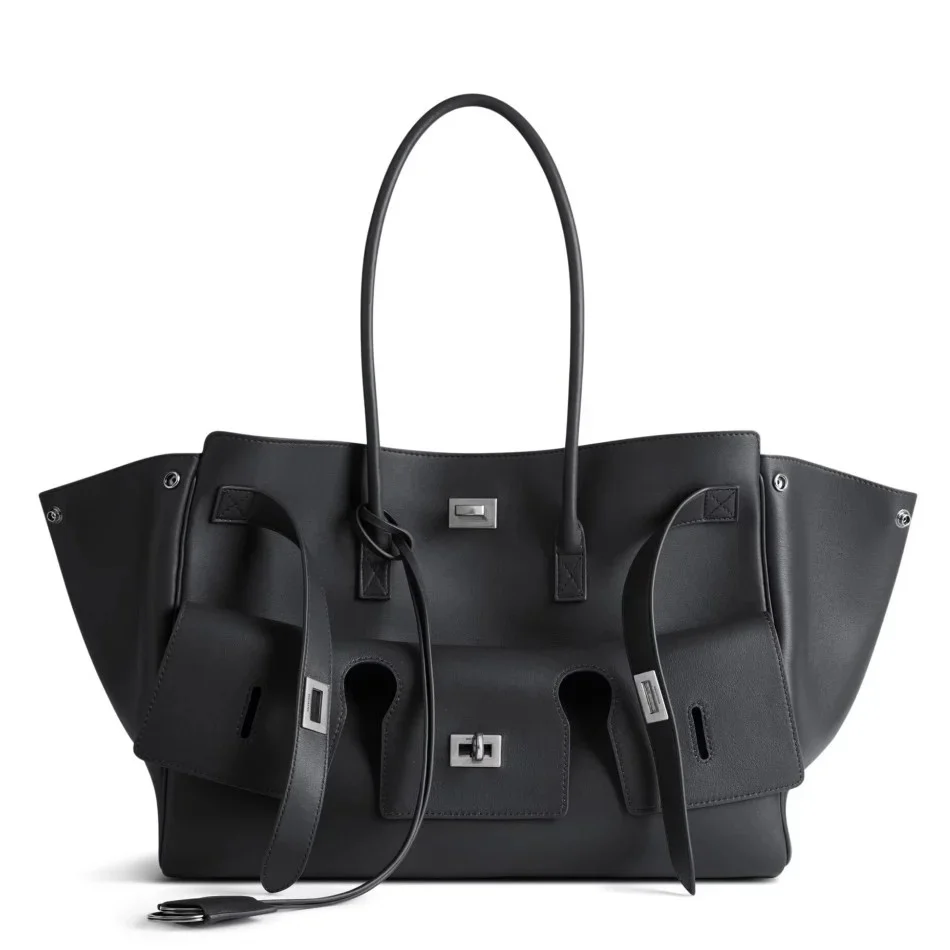 Balenciaga Bel Air Carry All Medium Bag in Noir Calfskin product view 1