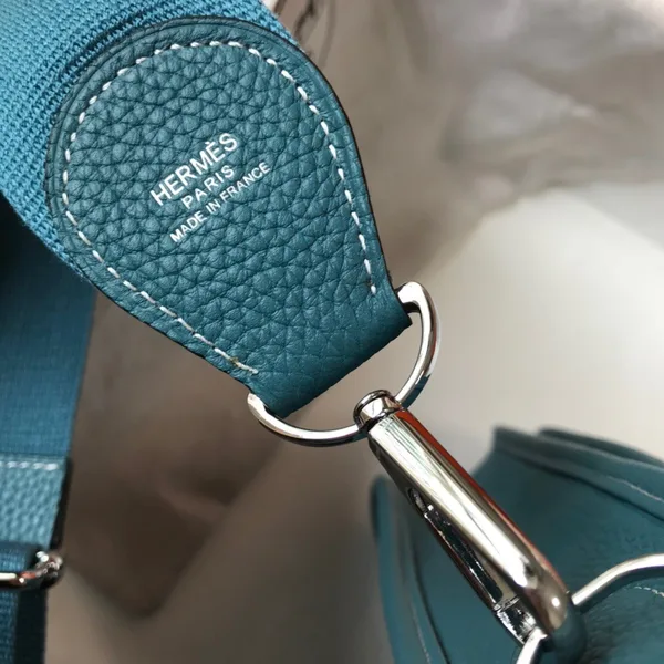 Hermes Evelyne III 29 Bag In Blue Jean Clemence Leather product view 2