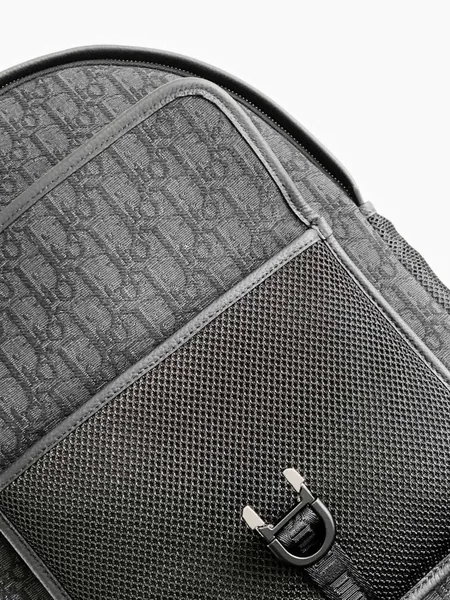 Dior 8 Backpack in Black Dior Oblique Jacquard product view 8