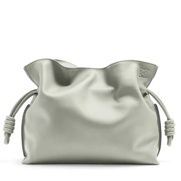 Loewe Flamenco Clutch Bag In Ash Grey Calfskin product photo