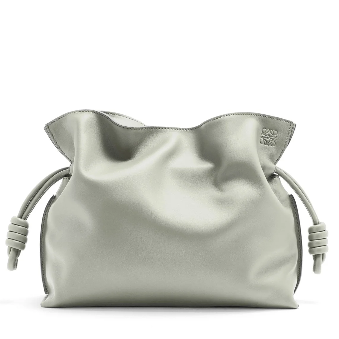 Loewe Flamenco Clutch Bag In Ash Grey Calfskin product view 1