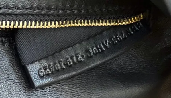 Fendi Baguette Chain Midi Bag In Black Nappa Leather product view 7