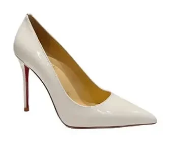 Christian Louboutin Kate Patent Pumps White - 85 or 100 mm product photo