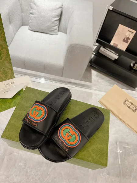 Gucci Good Game Slide Sandals Black product photo