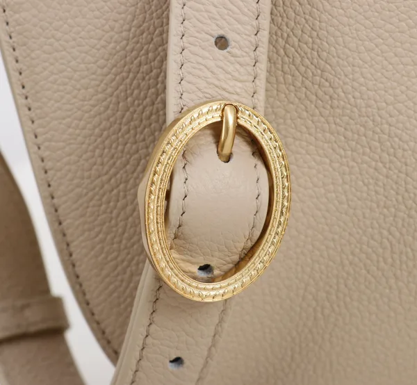 Medium Dior Médaillon Flap Bag — Beige product view 5