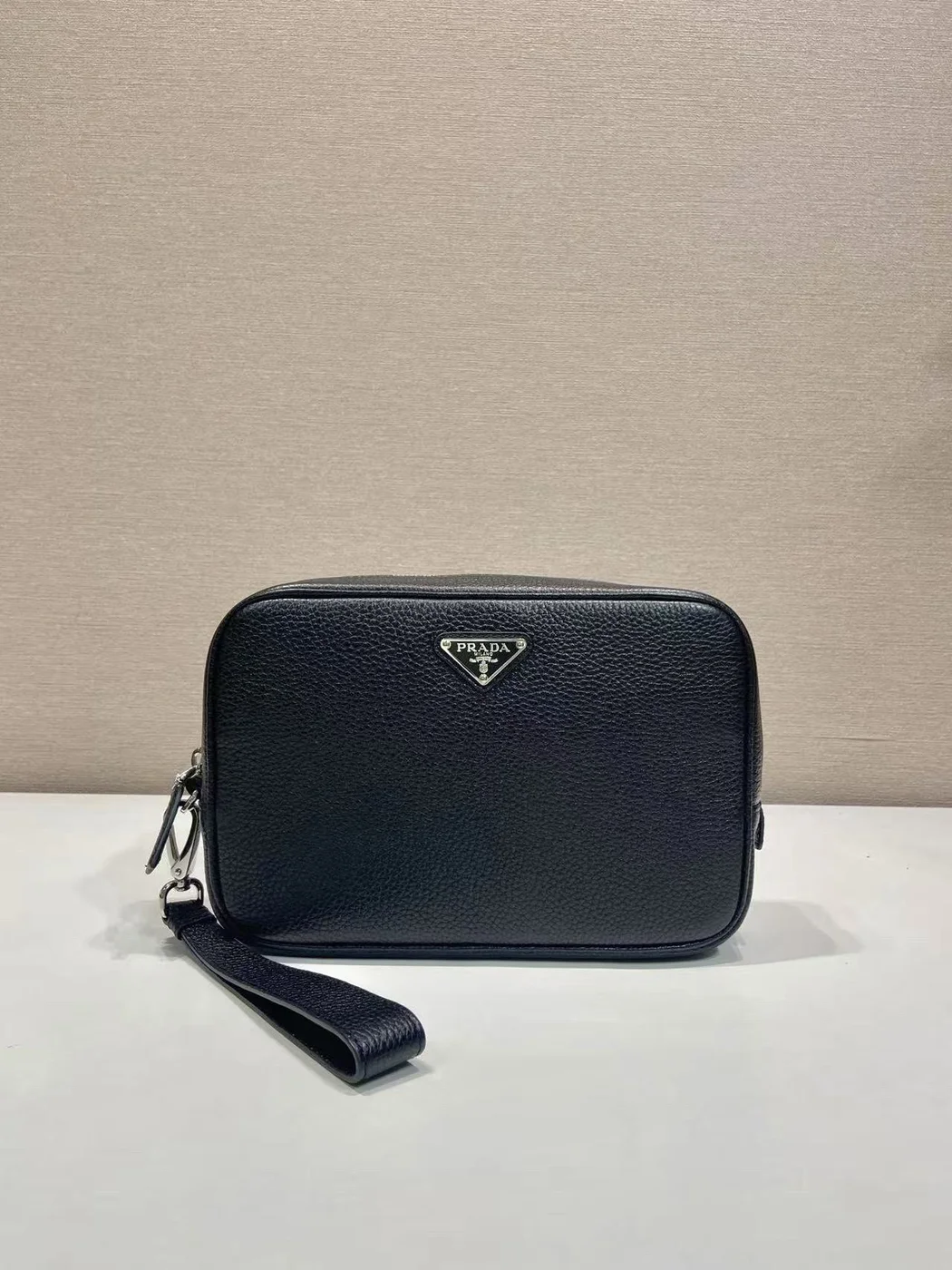 Prada Leather Pouch — Black product view 2
