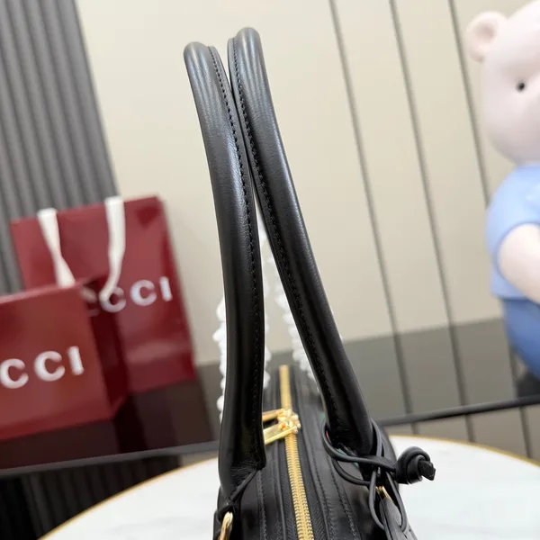 Gucci Borsetto Medium Boston Bag — Black product view 10