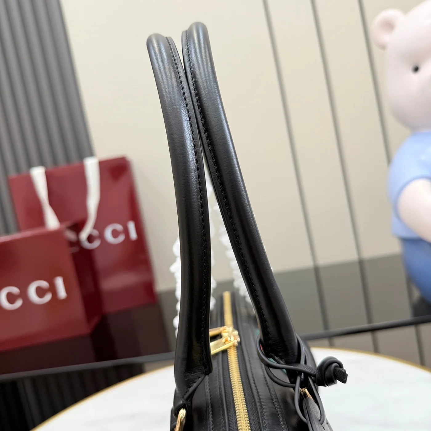 Gucci Borsetto Medium Boston Bag — Black product view 10
