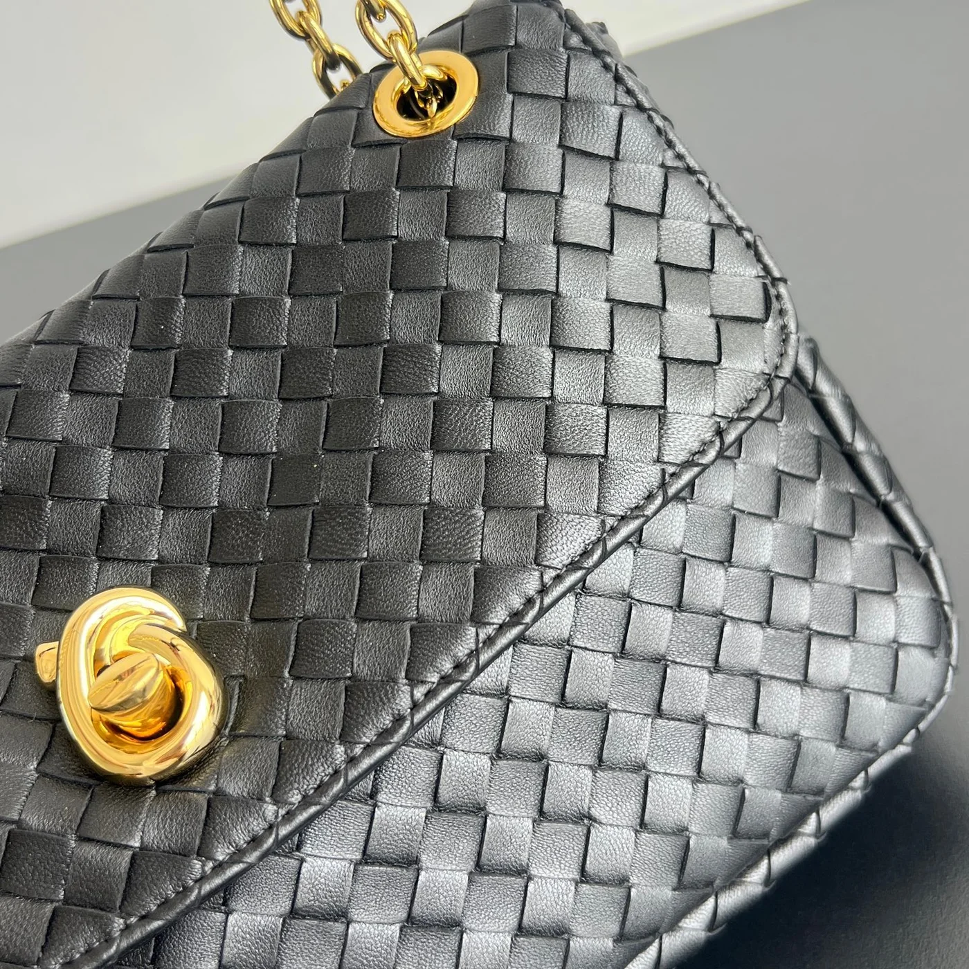 Bottega Veneta Madison Bag — Black product view 6