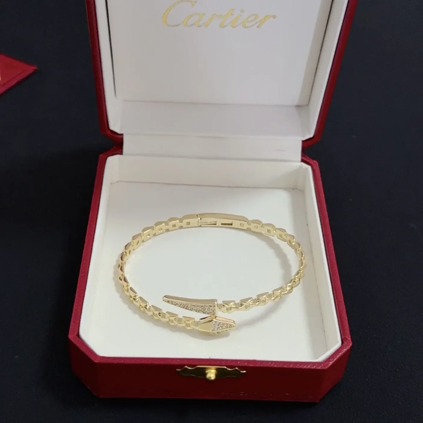 Cartier Gold-Tone Multi-Point Chain-Link Bangle product view 4