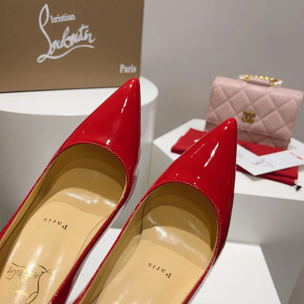 Christian Louboutin Kate Patent Pumps Red product view 6